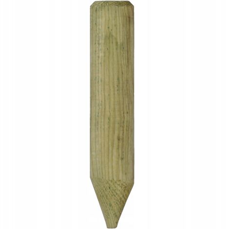 Palissade de jardin ronde en bois 7x50 cm