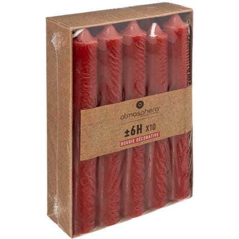 Palitos de vela - rojo - 45g - Atmosphera créateur d'intérieur