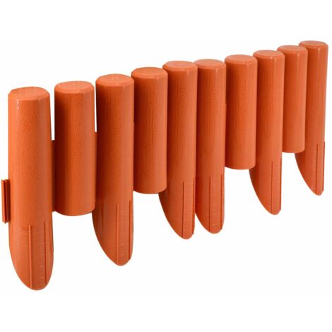 PALIZZATA DA GIARDINO AWTOOLS 8 pz. 2,3 m TERRACOTTA
