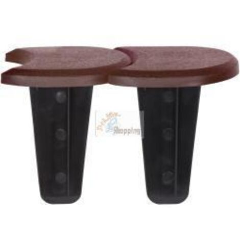 PALIZZATA DA GIARDINO PROSPERPLAST PIATTA 2 MARRONE 3,8 m