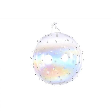 PALLA DI NATALE VETRO D.12
