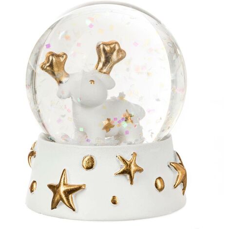 Palla di neve animale D4.5 - Renna - Feeric lights & christmas