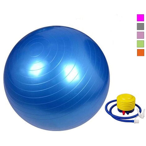Palla ginnastica 55-65cm sfera yoga liscia antiscivolo esercizi pilates fitness
