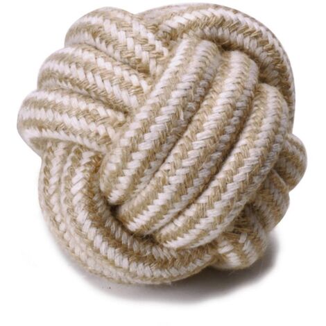 Palla in corda Linea Natural Cotton favorisce pulizia denti per cani