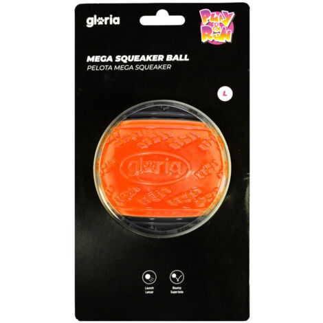 Palla per Animali Domestici Gloria PLAY AND RUN Arancio TPR L 8,89 cm