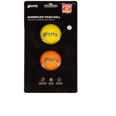 Palla per Animali Domestici Gloria PLAY AND RUN Giallo Schiuma TPR S 4,5 cm 2 Unità