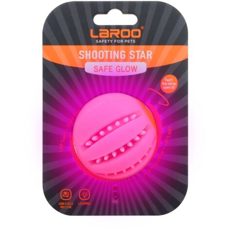 Palla per cani illuminata, palline interattive per cani con ricarica USB con luci a LED, palla illuminante in silicone per addestramento per cani di piccola, media e grande taglia