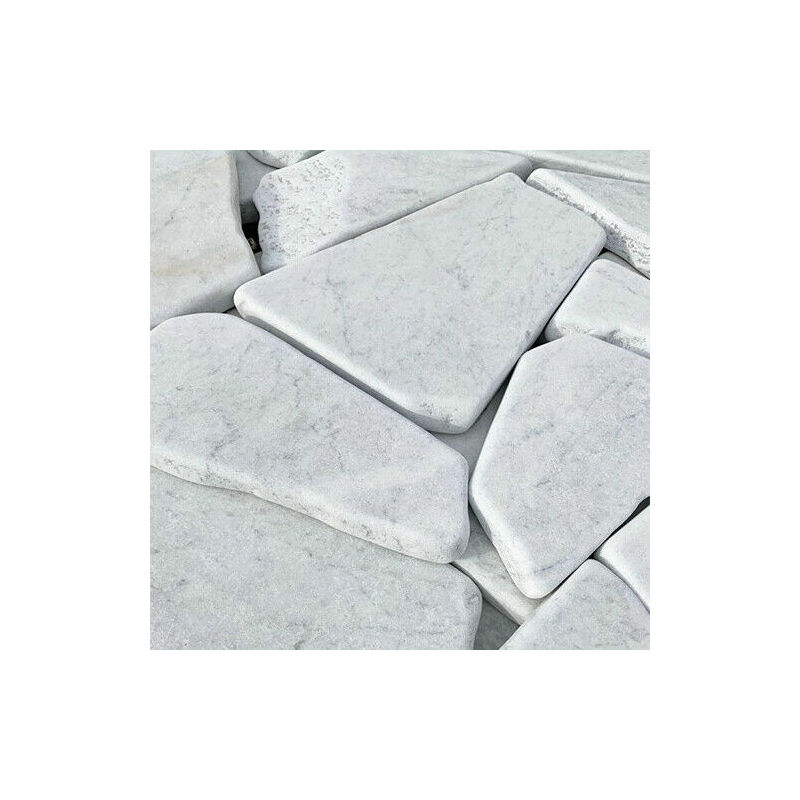 Palladiana in marmo di travertino sfuso in sacco resa da 0,8 a 1mq colore: bianco carrara