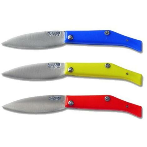 pallares navaja comun  7 cm inox rosa-amari-rojo-azul  99001040