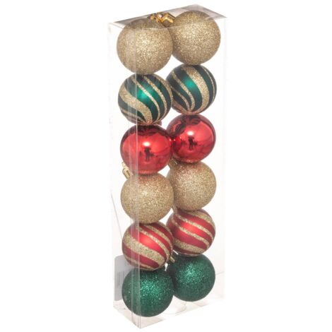Palle di natale 40mm x12 delice - Feeric lights & christmas