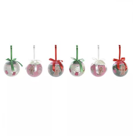 Palle di Natale La Maison 14 Parti Multicolore PVC