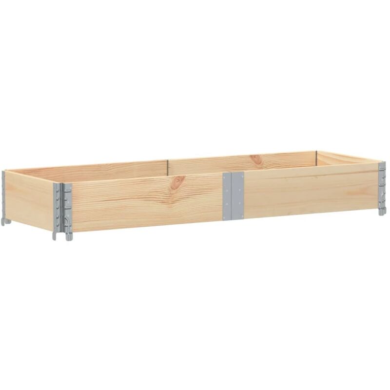 Pallet Collar 150x50 cm Solid Wood Pine vidaXL