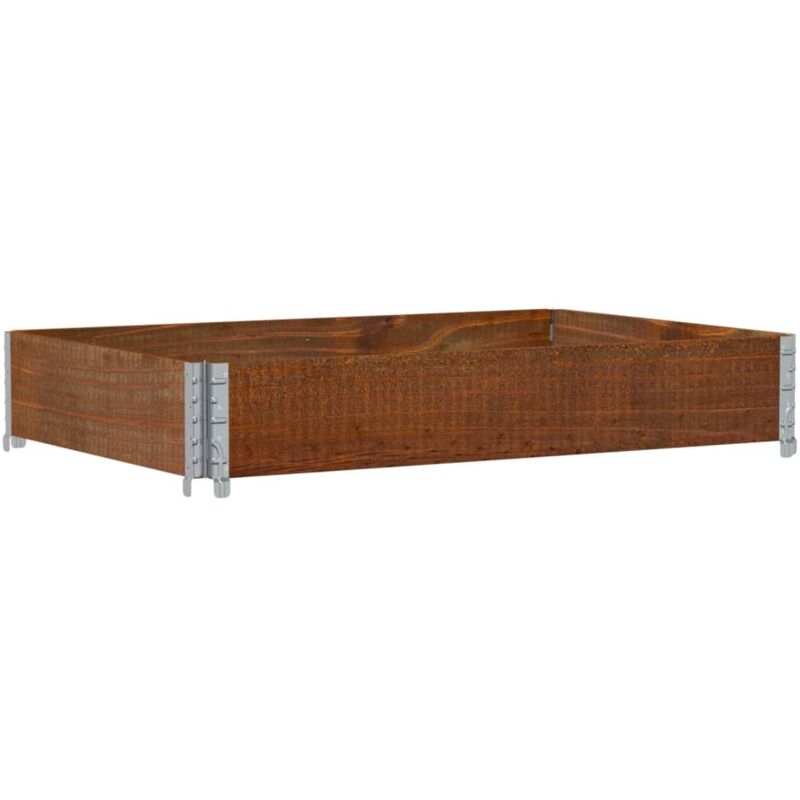 Pallet Collar Brown 120x80 cm Solid Wood Pine vidaXL