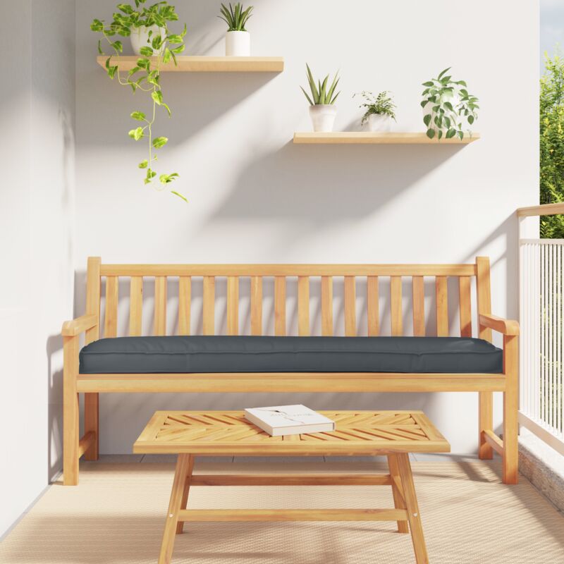 Pallet Kissen Set 2 Pcs Anthrazit 200 X 40 X 8 Cm Oxford Stoff Vidaxl