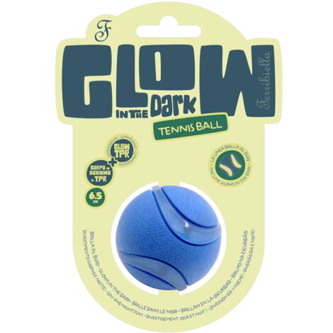 Pallina da tennis luminescente per cani modello Bubble Ball set 6 pezzi