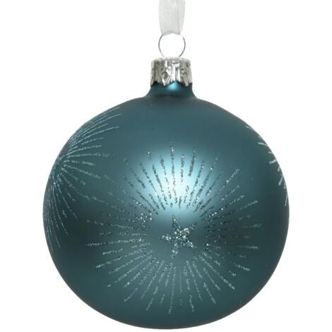 Pallina di Natale Stella Blu Dawn D8