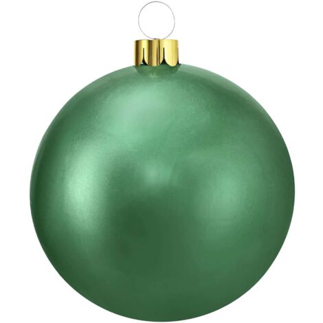 Pallina per albero di Natale decorato, color Verde, Gonfiabile -Ø 45 cm