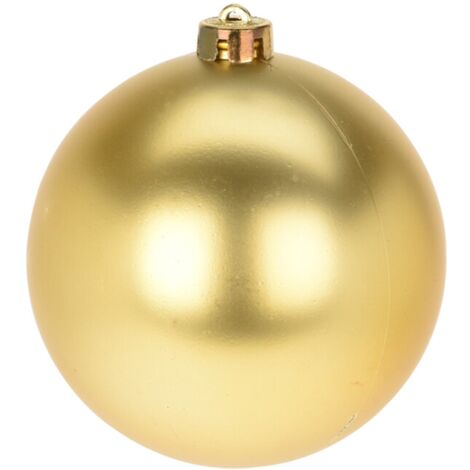 Pallina per albero di Natale decorato, in Polipropilene, color Oro, da Ø 14 cm -Opaco