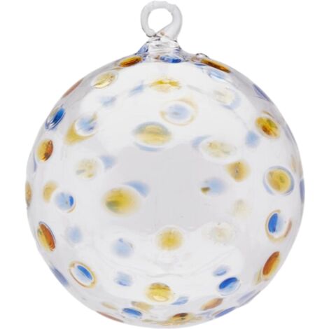 Pallina per albero di Natale trasparente, in vetro, Ø 10 cm