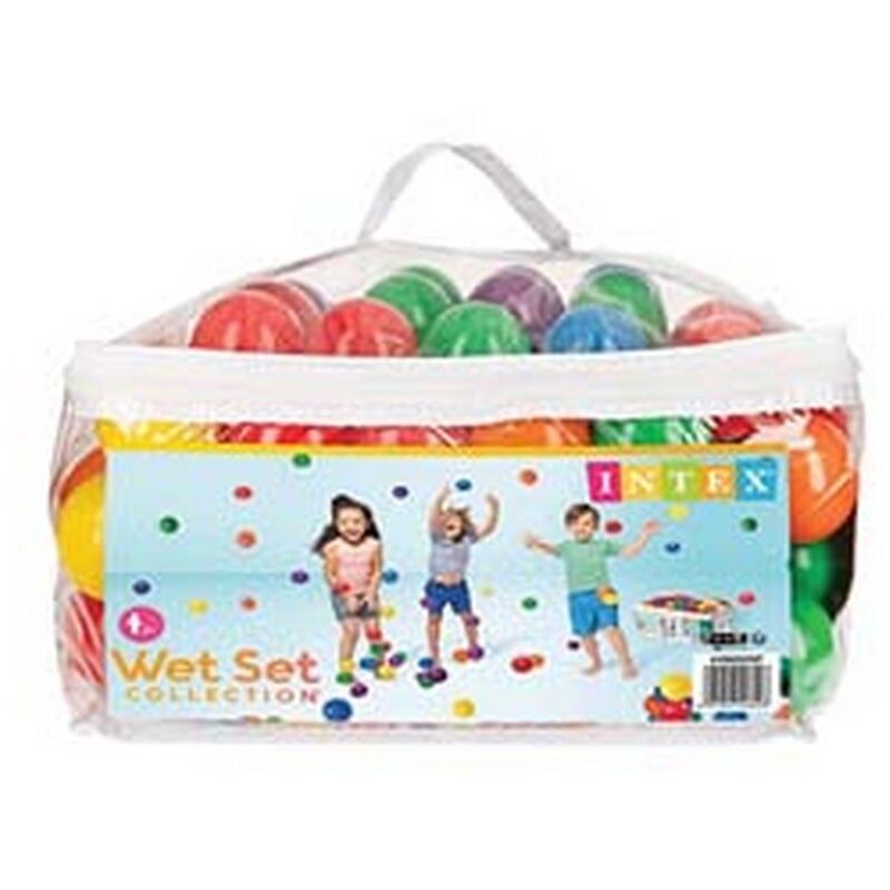 1PZ PALLINE COLORATE Ø CM.6,5 PZ.100 +2 ANNI - ø cm.6,5 - peso kg.1,06 (49602)