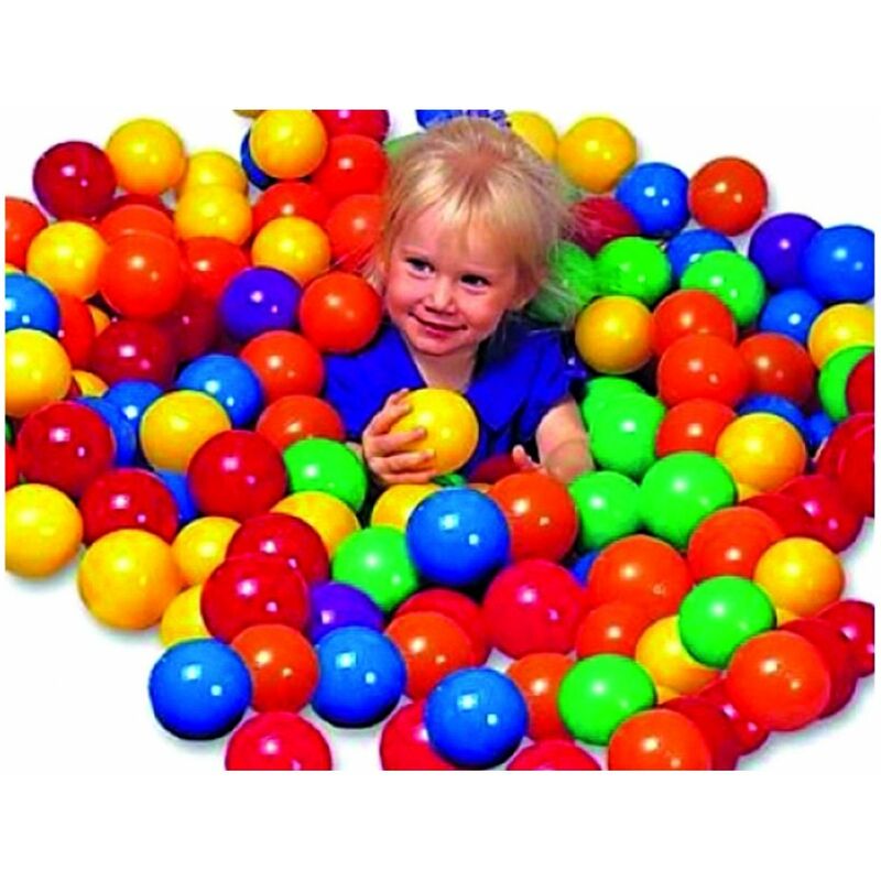 Palline Colorate da Gioco Pz.100 Ø cm. 6,5