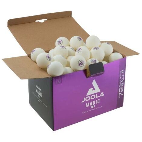 Palline da ping pong JOOLA Magic ABS 72 pezzi - Bianche
