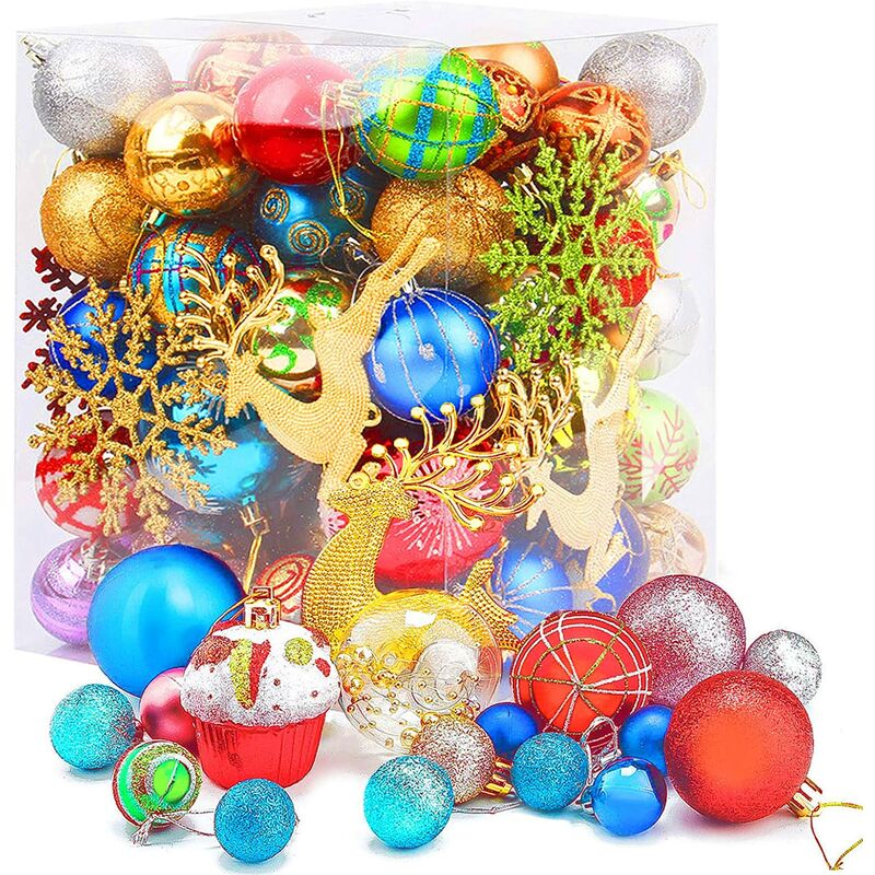 Palline di Natale Ornamenti da 60 a 70 Pezzi