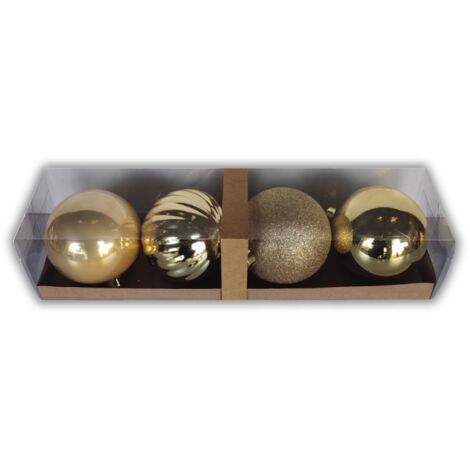12 palline decorative per albero di Natale, 8 cm, per la casa