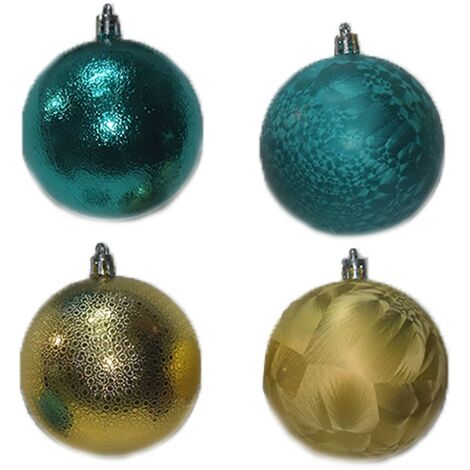 Palline verde oro antico decorazioni per albero di natale addobbi natalizi cm8 set da 20 molto belle moderne idea regalo