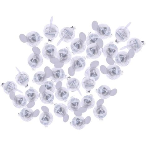 Palloncino luminoso a LED, 30 mini lanterne luminose per decorazioni di compleanni, matrimoni e feste di Natale (bianco)