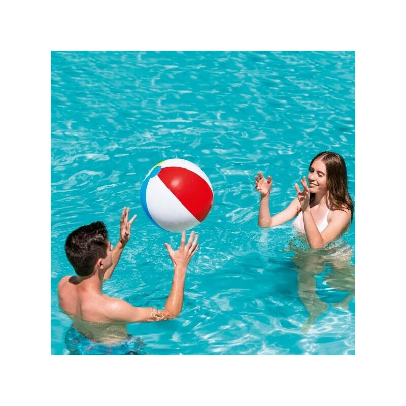 Trade Shop Traesio - Pelota Hinchable Con Rodajas De Colores Playa Mar Piscina Niños 51 Cm 31021