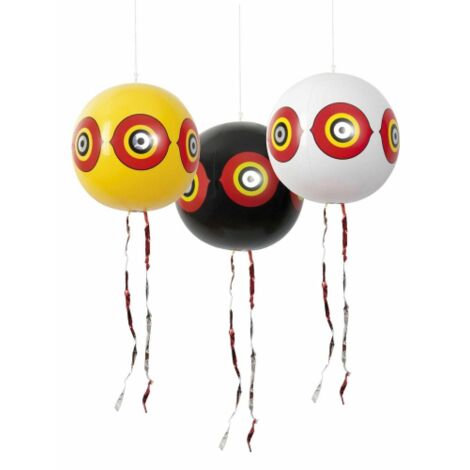 Palloni spaventapasseri gonfiabili set da 3 palloncini dissuasori per volatili