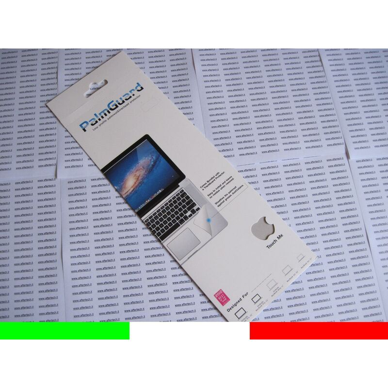 Image of Palm guard pellicola protezione per macbook air 11 color alluminio