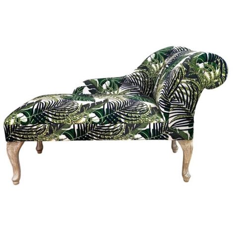 Palm Leaf Mini Chaise Longue Sofa - L57 x W120 x H46 cm