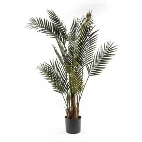 Palma con vaso, pianta artificiale decorativa verde da 150 cm per interno