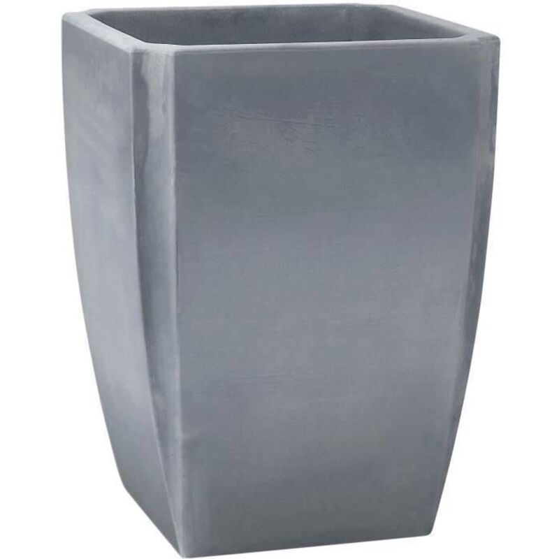 Bac à arbustes palmea Gris - Vase haut 47 x 47 x 65cm - 65L