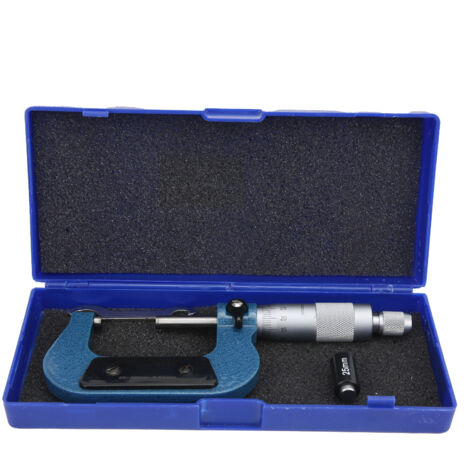 Palmer micromètre 25‑50mm avec verrouillage mécanique pour mesures extérieures précises