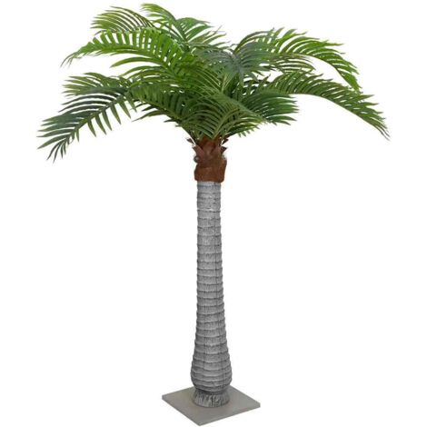 Palmera artificial con 15 hojas verde 200 cm