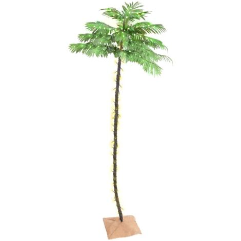 Palmera artificial con 252 LED  cálido 400 cm