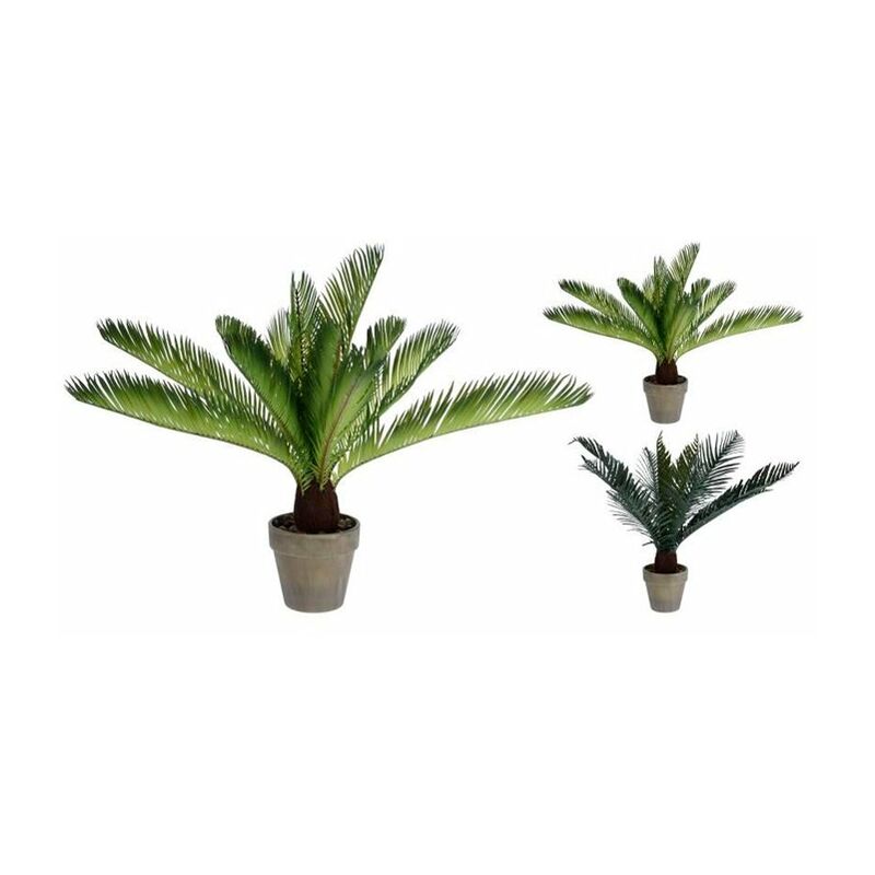 

Palmera artificial decorativa en maceta negra