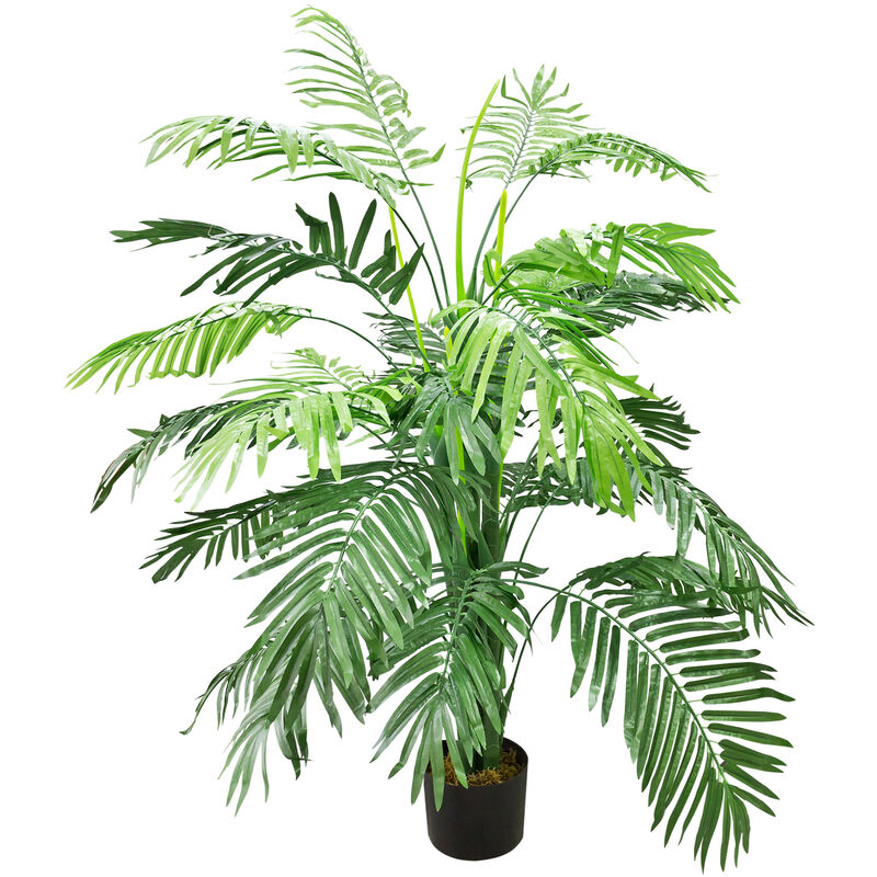 Palmier Plante Arbre Artificielle Artificiel Plastique 130cm Decovego