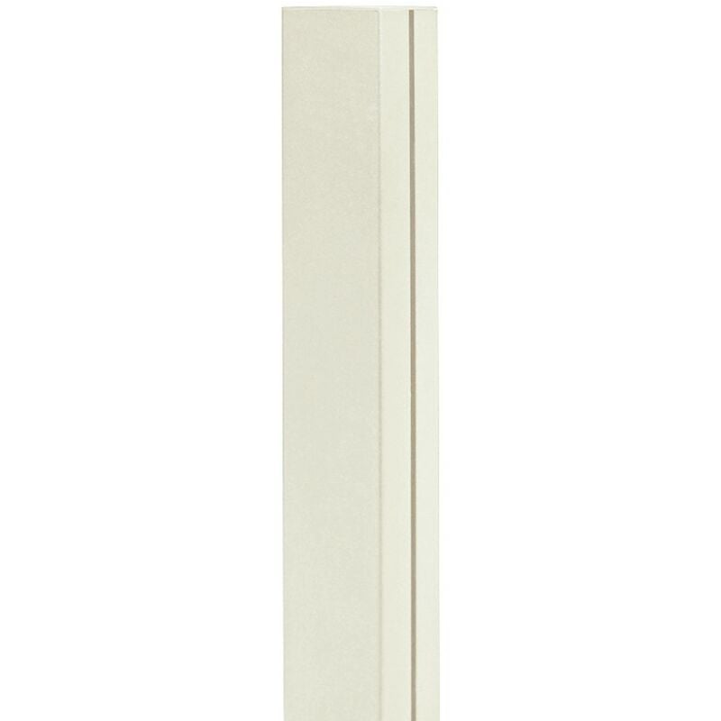 Poteau alupost pour panneaux décoratifs - 2,15 m - aluminium - blanc - Nortene