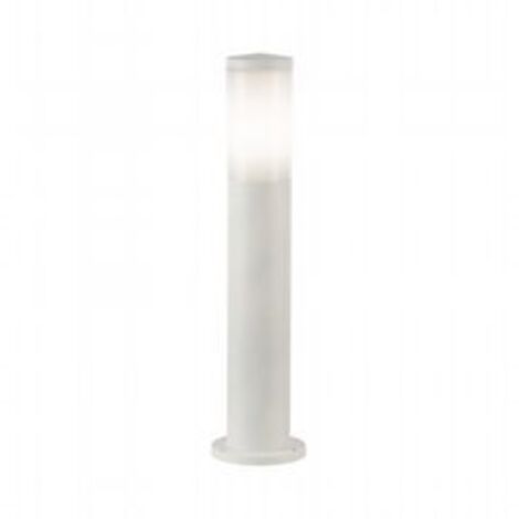 Palo Basso Moderno Panama Alluminio Bianco 1 Luce E27 300Cm