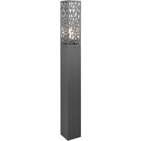 Palo da Esterno a Led in Acciaio Antracite