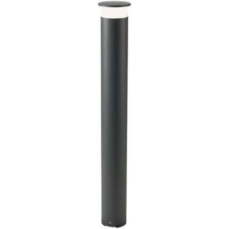 Palo Da Esterno Moderno H80Cm Kep Alluminio E Termoplastica Grigio Led 9W 4000K