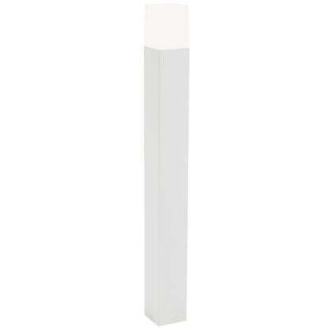 Palo Da Esterno Moderno H80Cm Kube Alluminio E Termoplastica Bianco Led 7W 4000K