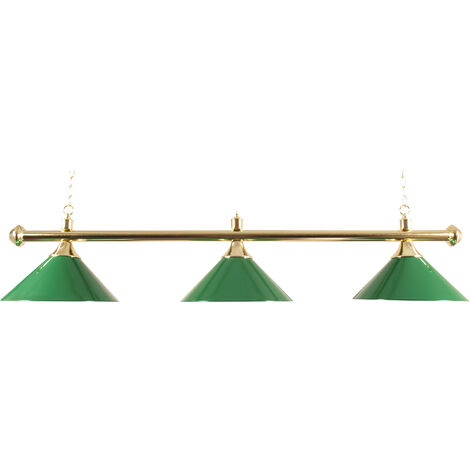 Palo della lampada da biliardo con tre tonalità, verde