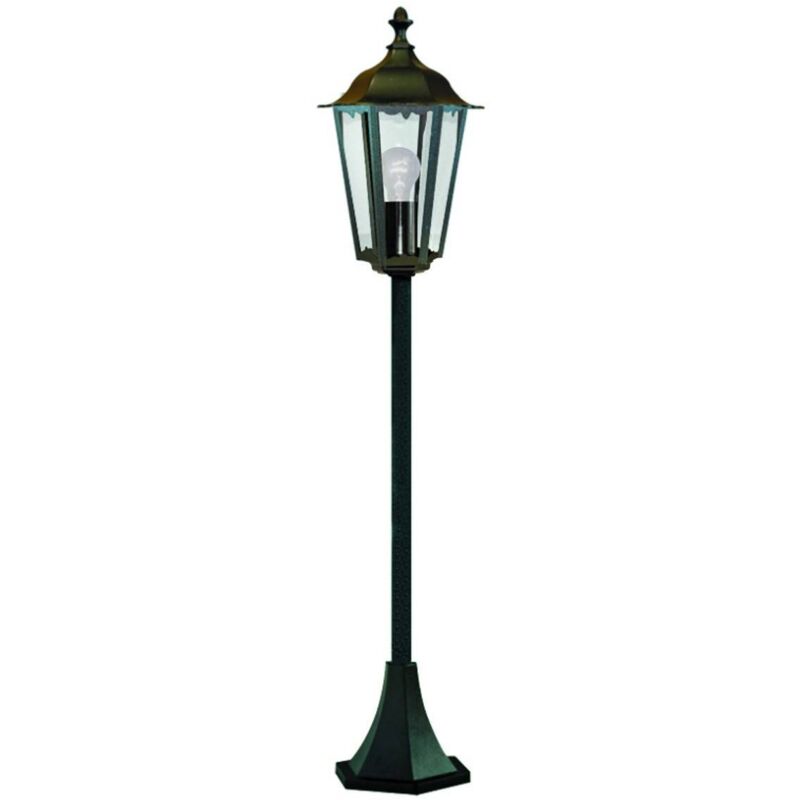 Alex - Paletto luminoso da esterno 1 luce Nero IP44, E27 - Searchlight