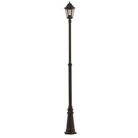Palo Esterno Sawyer Alluminio Nero 1 Luce E27 Ip44