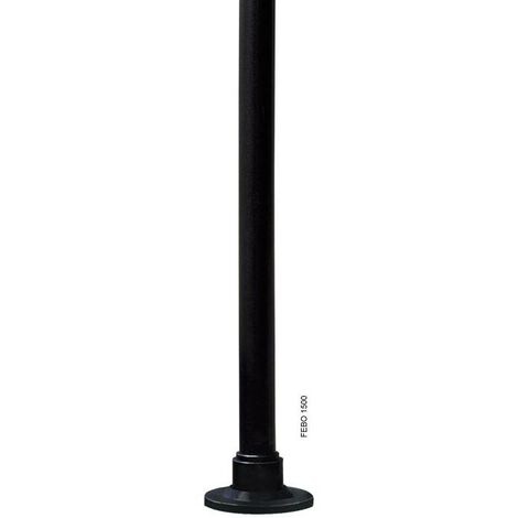 PALO FEBO 1500 NERO 1,5MT IN RESINA FUMATECH FUMAGALLI